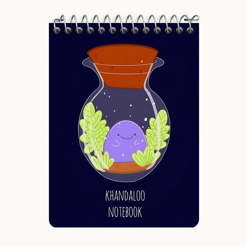 دفتر یادداشت 50 برگ خندالو طرح فانتزی کد N8175