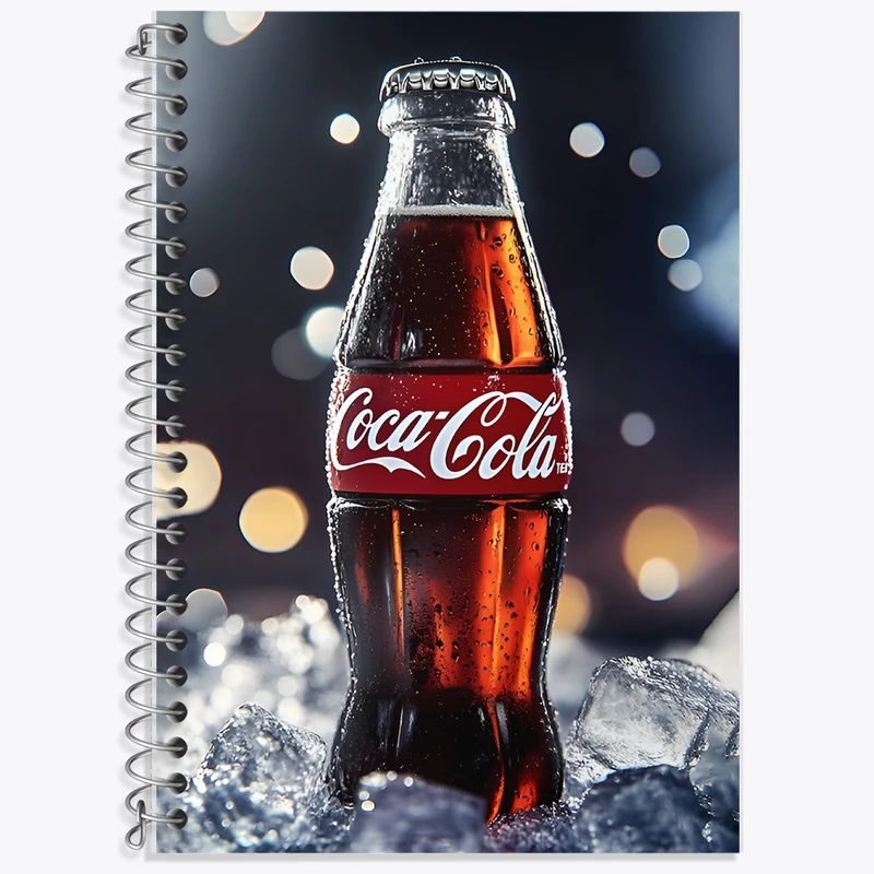 دفتر لغت 50 برگ خندالو طرح نوشابه کوکاکولا کد F11767