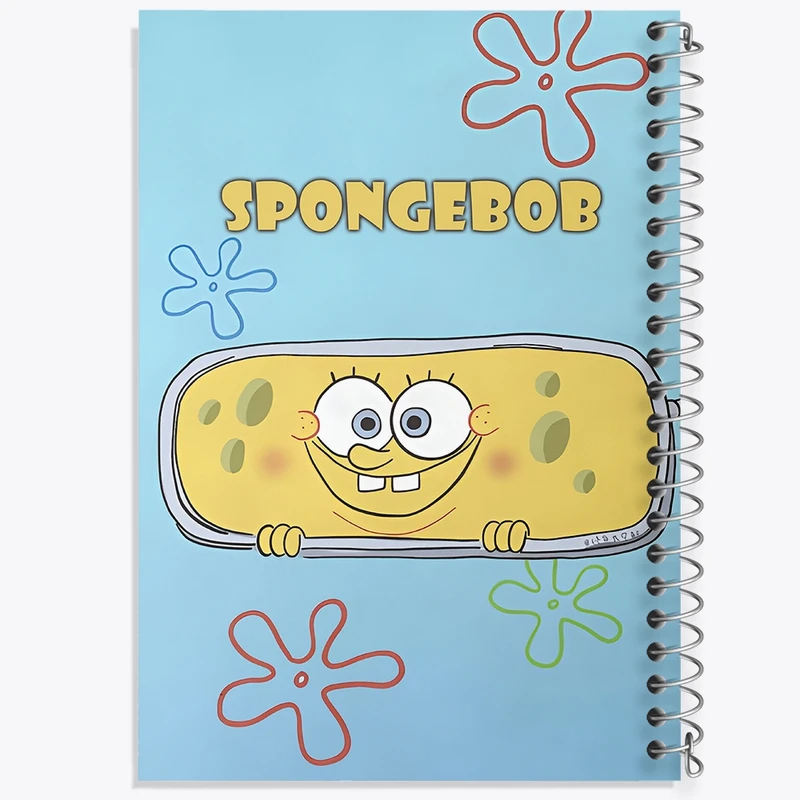 دفتر لیست خرید 50 برگ خندالو طرح باب اسفنجی کد F10808