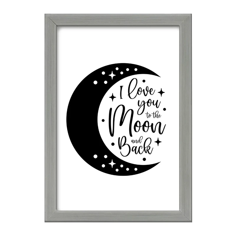 تابلو خندالو طرح ماه (Moon) کد F612