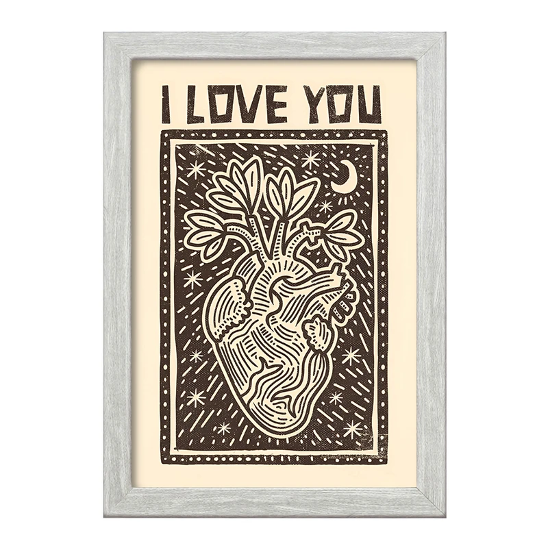 تابلو خندالو طرح I Love You کد F10120