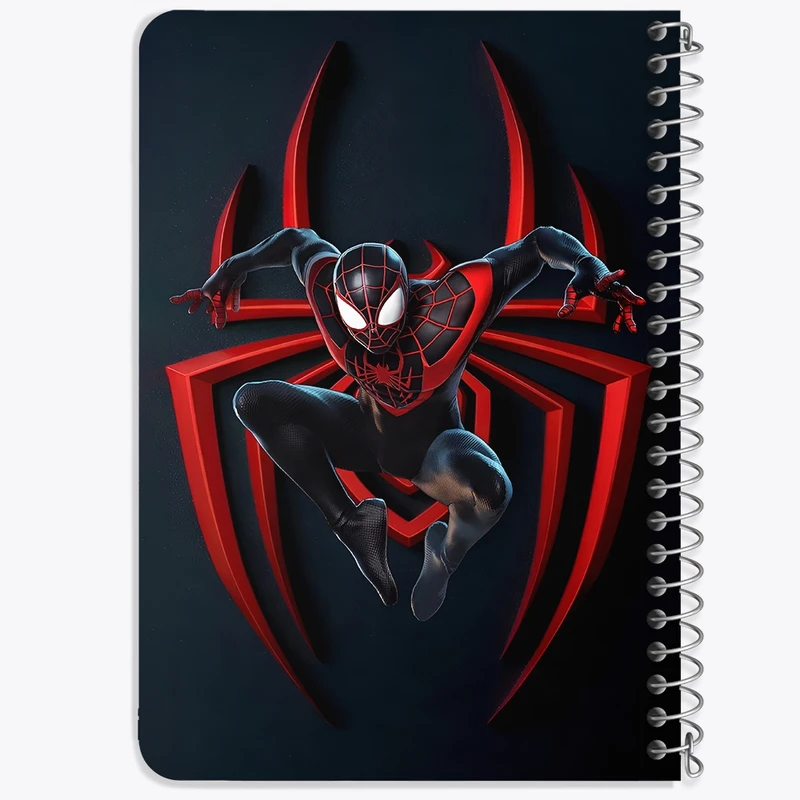 دفتر یادداشت 50 برگ خندالو طرح مرد عنکبوتی (Spider Man) کد N7921