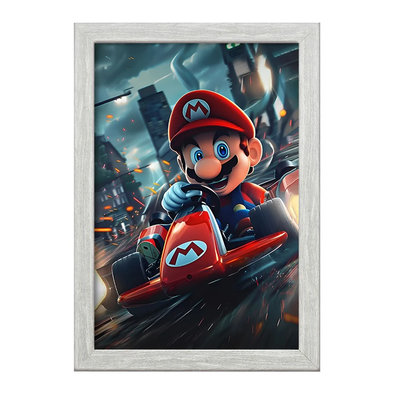 تابلو خندالو طرح سوپر ماریو (Super Mario) کد F12016