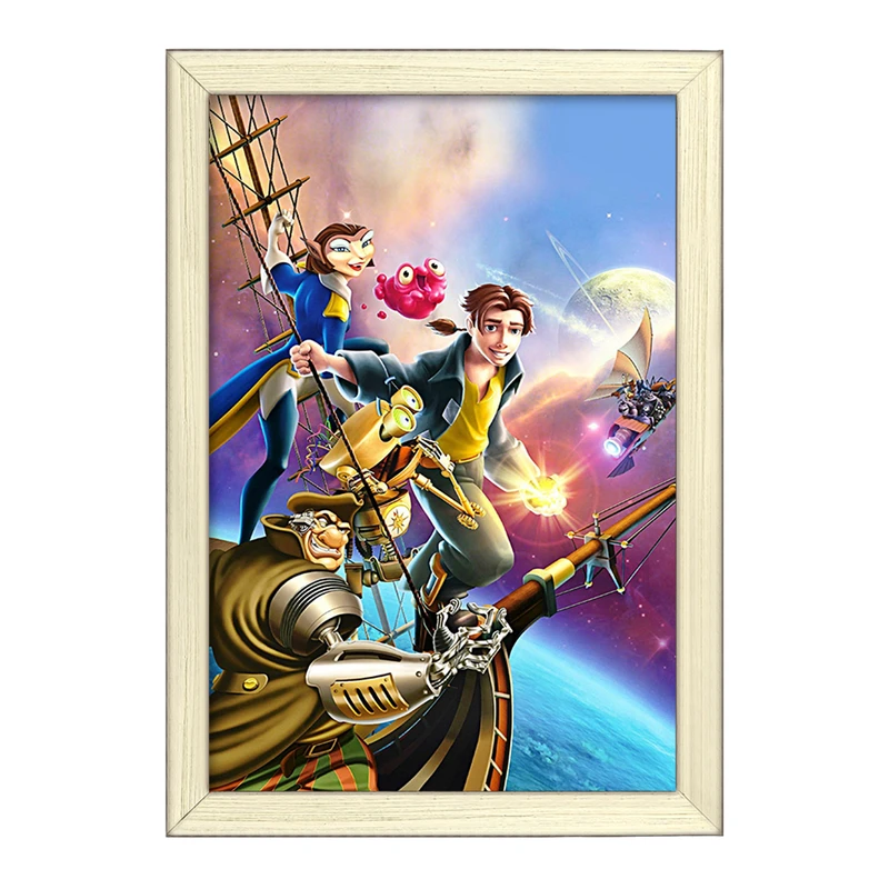 تابلو خندالو طرح انیمیشن سیاره گنج Treasure Planet  کد 13760