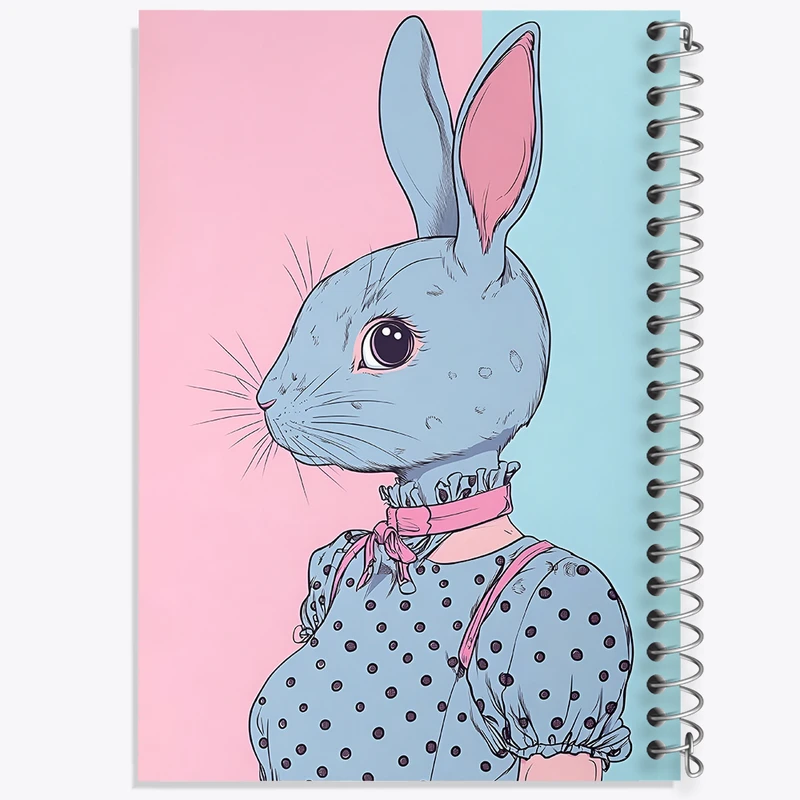 دفتر مشق 50 برگ خندالو طرح خرگوش کد F10316