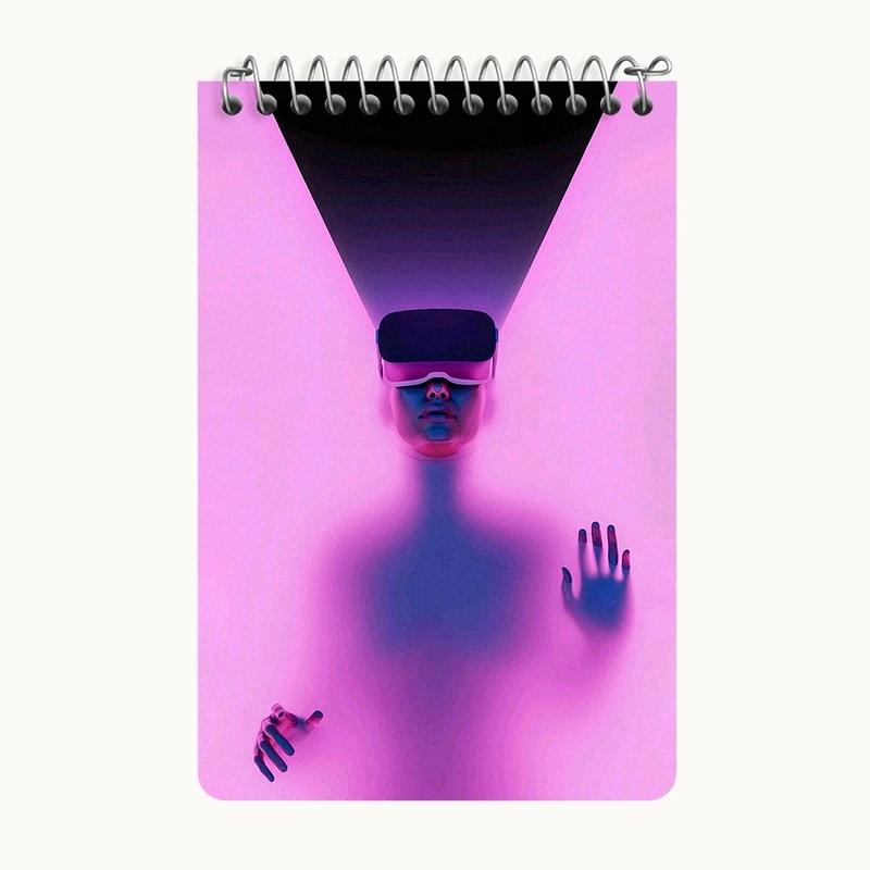 دفتر یادداشت 50 برگ خندالو طرح آینده کد F9659