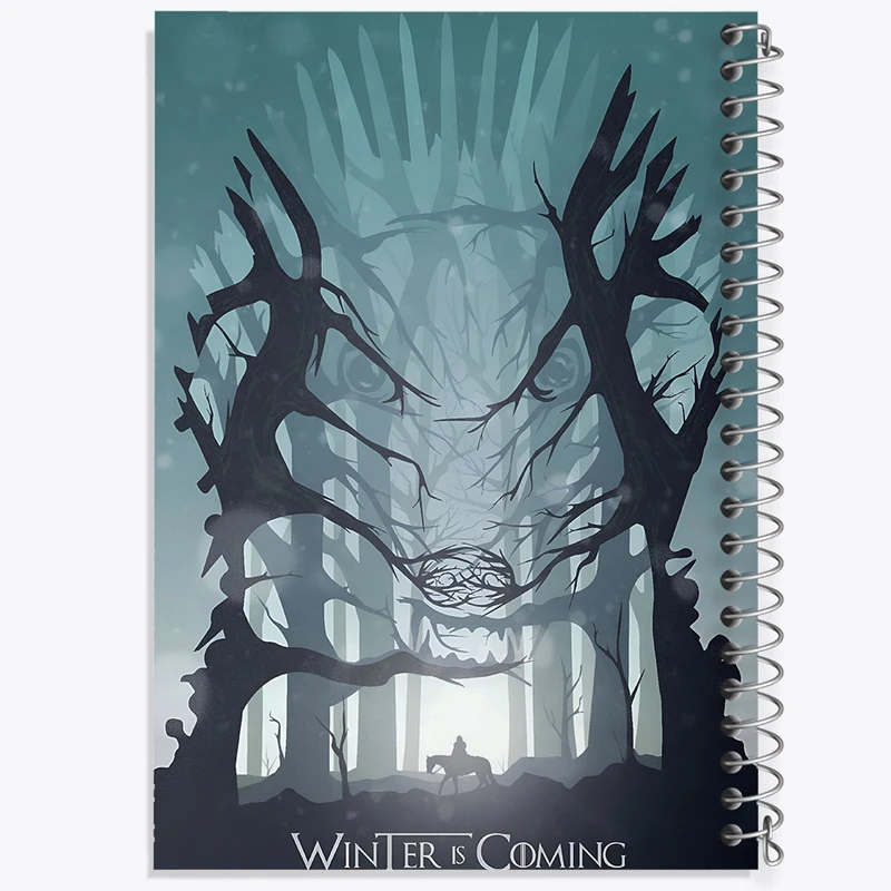 دفتر طراحی 50 برگ خندالو طرح گیم آف ترونز (Game of Thrones)  کد F4688