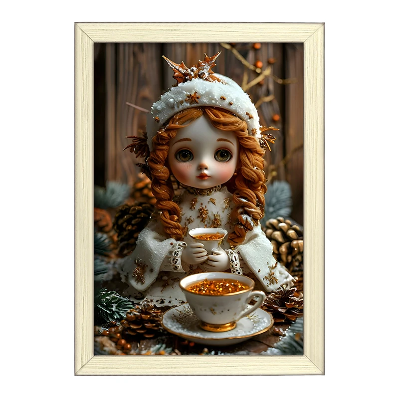 تابلو خندالو طرح دخترانه کیوت کد F8527