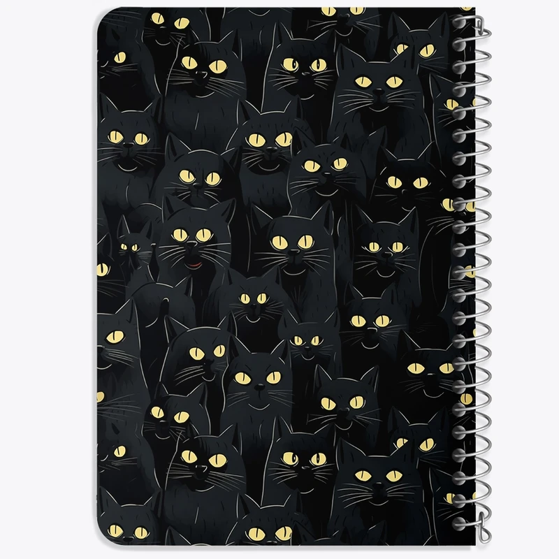 دفتر یادداشت 50 برگ خندالو طرح گربه (Cat) کد N470
