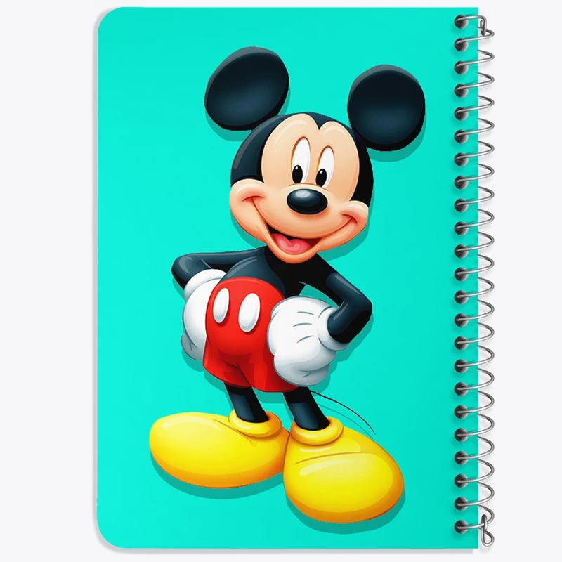دفتر یادداشت 50 برگ خندالو طرح میکی موس Mickey Mouse کد 2434