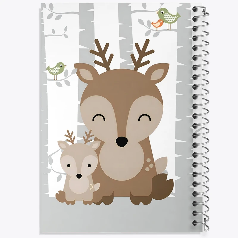 دفتر لیست خرید 50 برگ خندالو طرح گوزن بامزه کد F3177