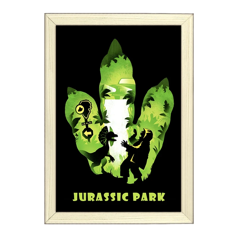 تابلو خندالو طرح ژوراسیک (Jurassic Park) کد F13775