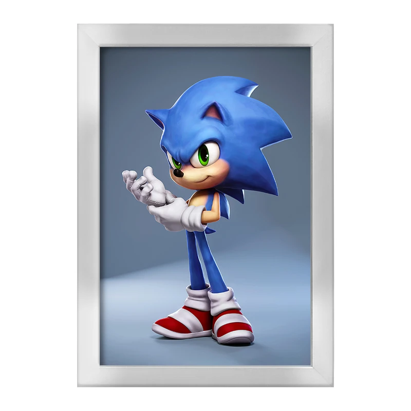 تابلو خندالو طرح سونیک (Sonic) کد F383