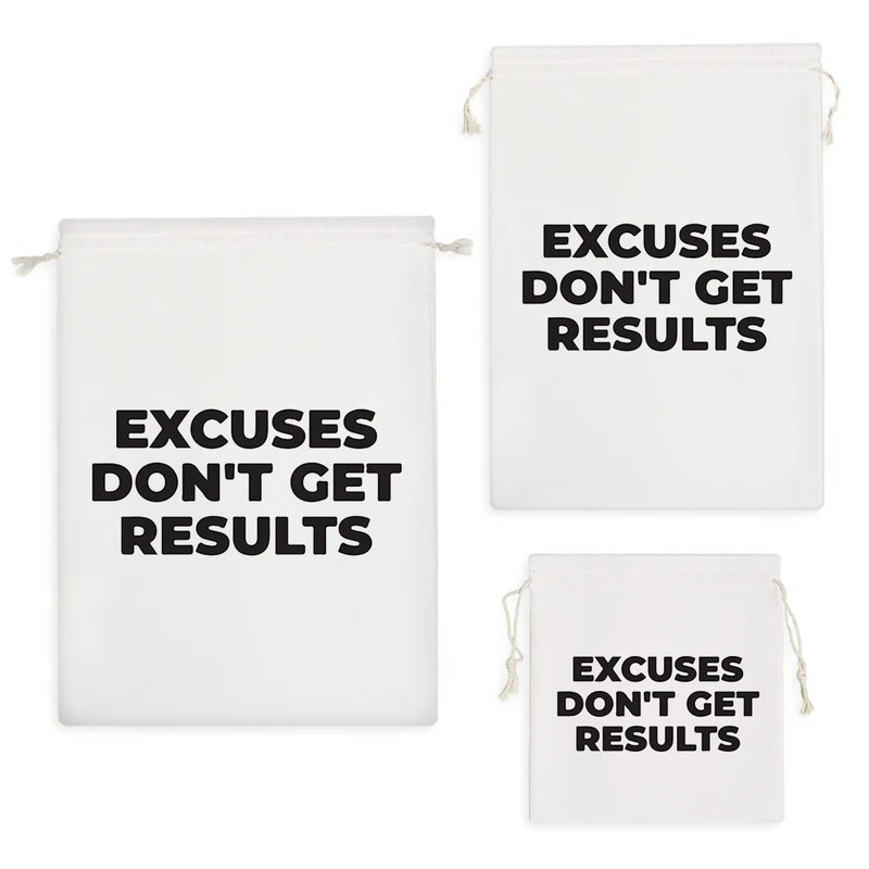 نظم دهنده خندالو مدل Excuses Don't Get Results کد 9120 مجموعه 3 عددی