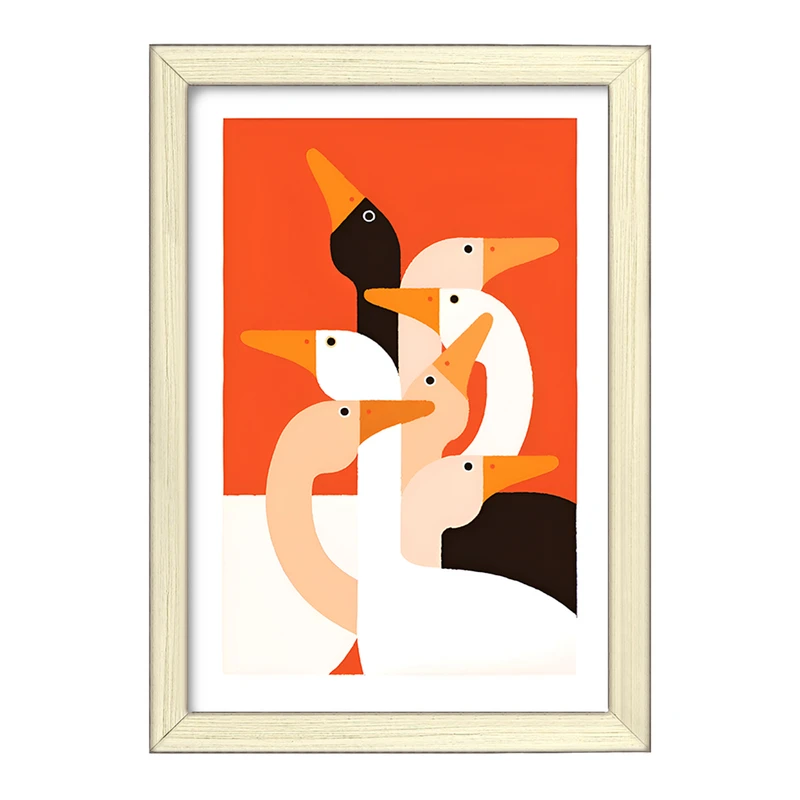 تابلو خندالو طرح غاز های وحشی کد F4617