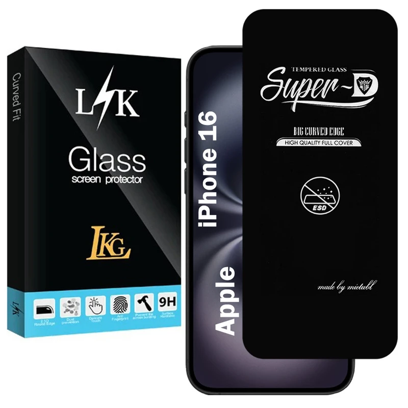 محافظ صفحه نمایش ال کا جی مدل SupD-LK مناسب برای گوشی موبایل اپل iPhone 16