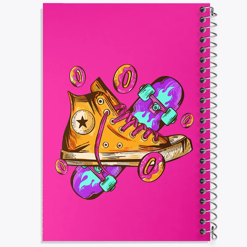 دفتر مشق 100 برگ خندالو طرح کانورس (Converse) کد N9362