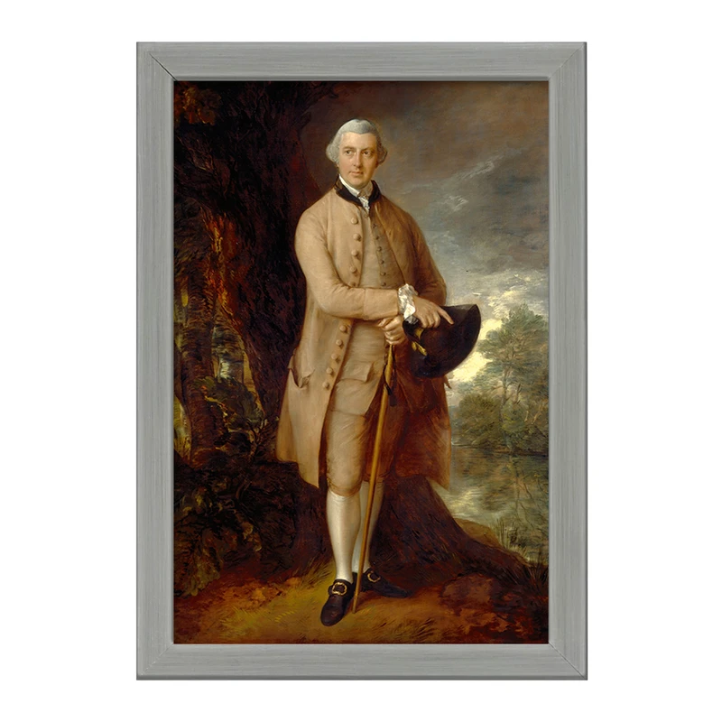 تابلو خندالو طرح نقاشی ویلیام جانستون اثر توماس گینزبرو کد F12491