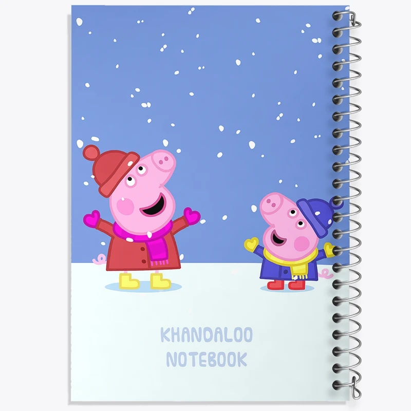 دفتر طراحی 50 برگ خندالو طرح انیمیشن پپا پیگ (Peppa Pig) کد N9288