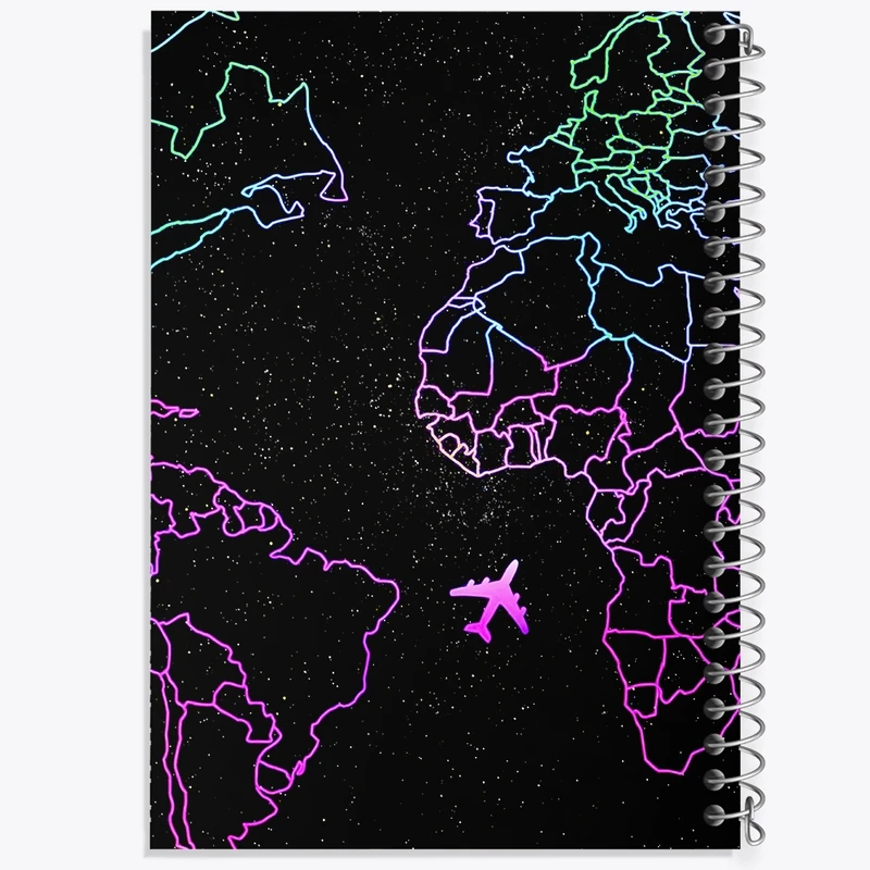 دفتر لیست خرید 50 برگ خندالو طرح نقشه کد N7631