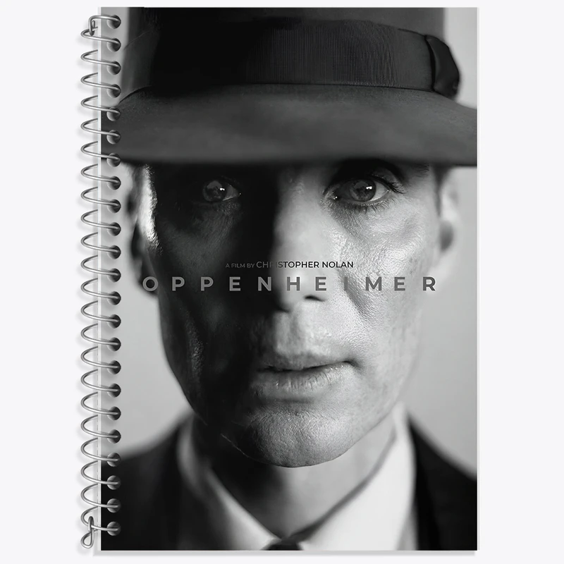 دفتر زبان 50 برگ خندالو مدل دو خط طرح کیلین مورفی(Cillian Murphy) کد F10246