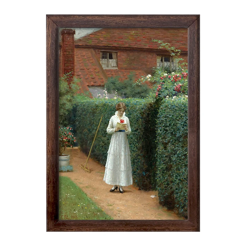 تابلو خندالو طرح نقاشی لو بیلت دوکس اثر ادموند بلر لیتون کد F12461