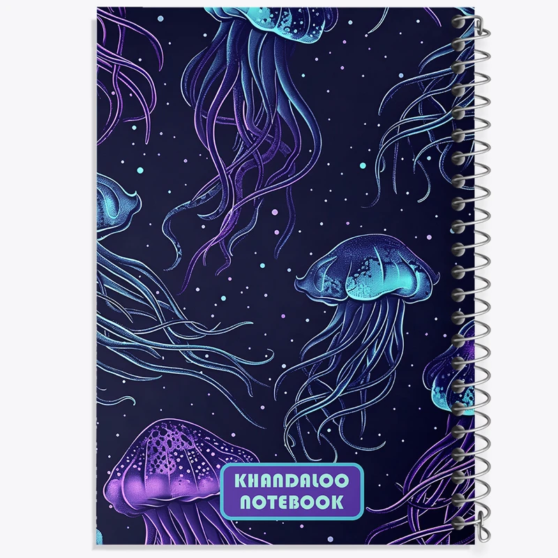 دفتر مشق 50 برگ خندالو طرح پترن عروس دریایی کد N6101