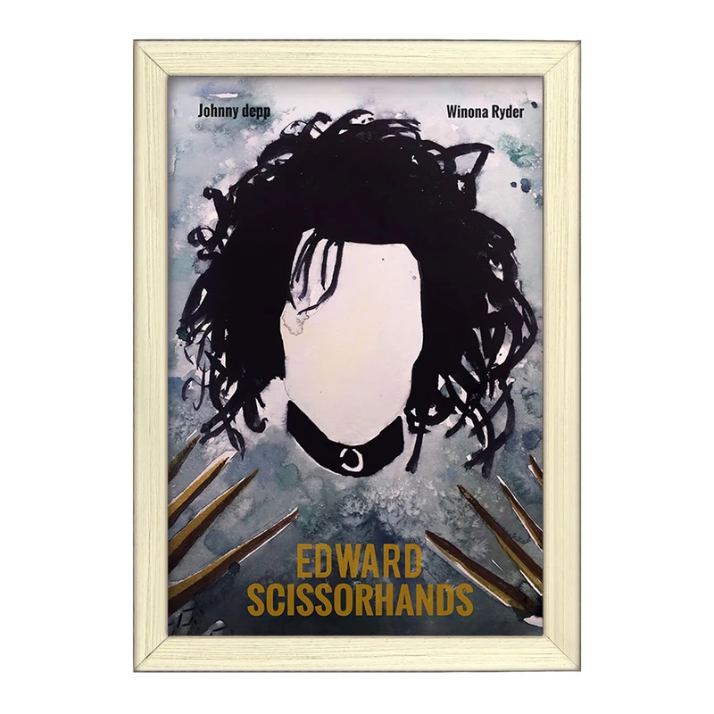 تابلو خندالو طرح ادوارد دست قیچی (Edward Scissorhands) کد F11339