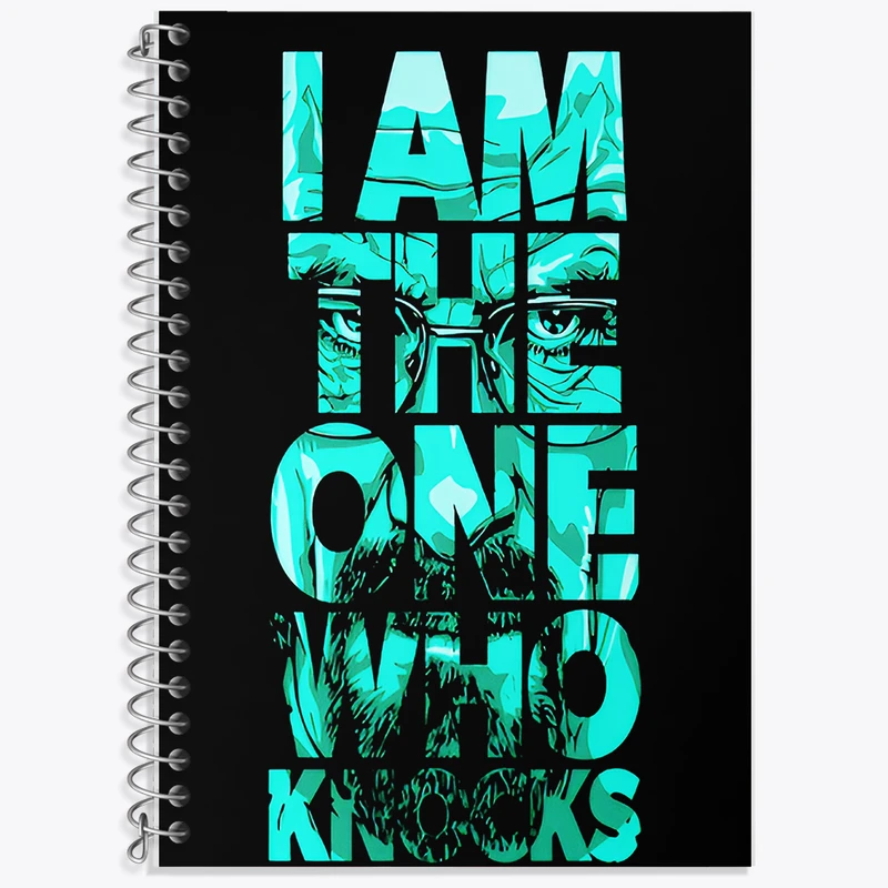 دفتر زبان 50 برگ خندالو مدل دو خط طرح بریکینگ بد (Breaking Bad) کد F10358