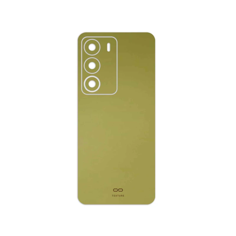 برچسب پوششی ماهوت مدل Matte-Gold مناسب برای گوشی موبایل ریلمی C71