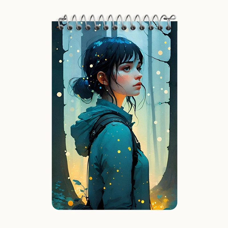 دفتر یادداشت 50 برگ خندالو طرح دخترانه کد F6666