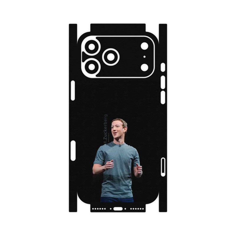 برچسب پوششی ماهوت مدل Mark_Zuckerberg-FullSkin مناسب برای گوشی موبایل اپل iPhone 17 Pro Max