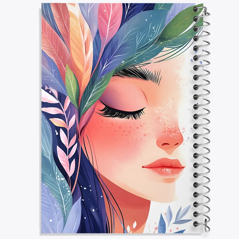 دفتر مشق 50 برگ خندالو طرح دخترانه کد F11685