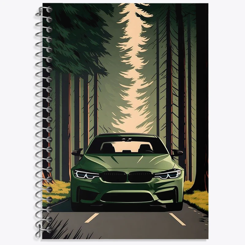 دفتر نت موسیقی 50 برگ خندالو طرح ماشین اسپرت کد F2925