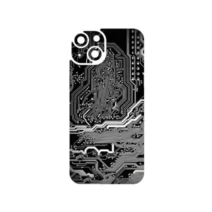 MAHOOT Black_Printed_Circuit_Board Cover Sticker for Apple iPhone 14