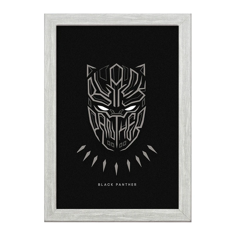 تابلو خندالو طرح Black panther کد F195