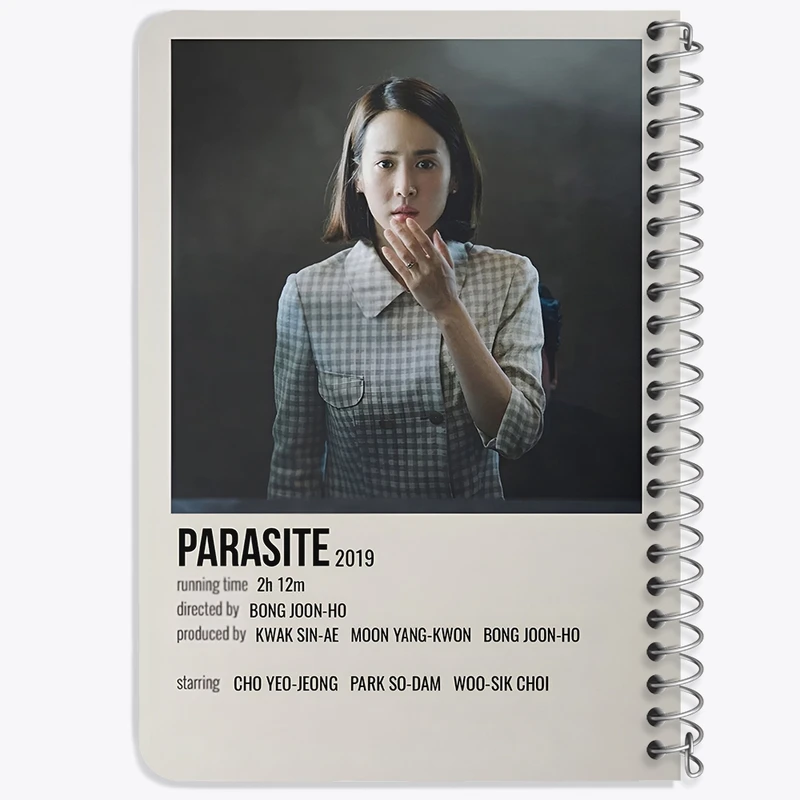 دفتر یادداشت 50 برگ خندالو طرح انگل (Parasite) کد F13039