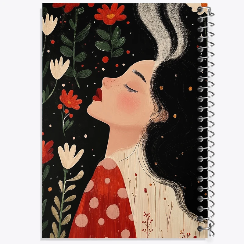 دفتر مشق 50 برگ خندالو طرح دخترانه کد F10978