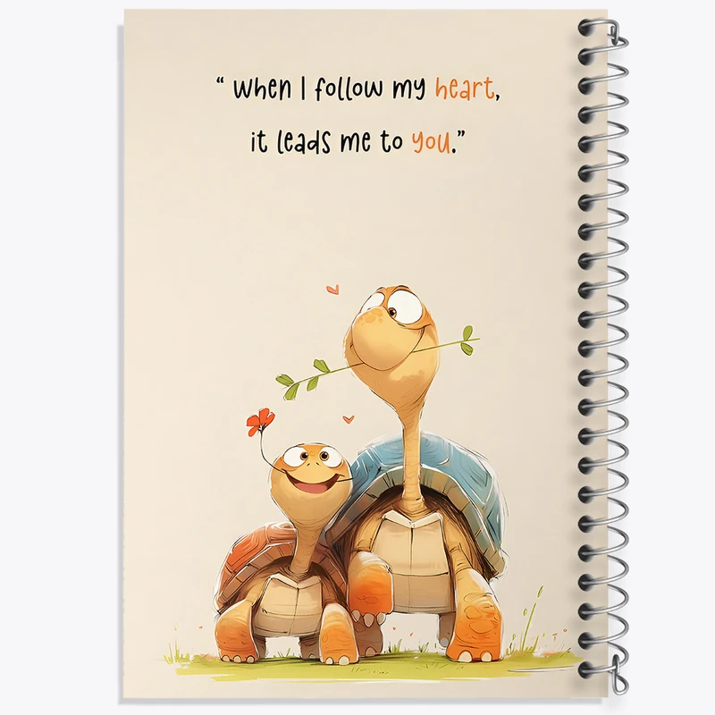 دفتر مشق 50 برگ خندالو طرح لاکپشت های بامزه کد N9427