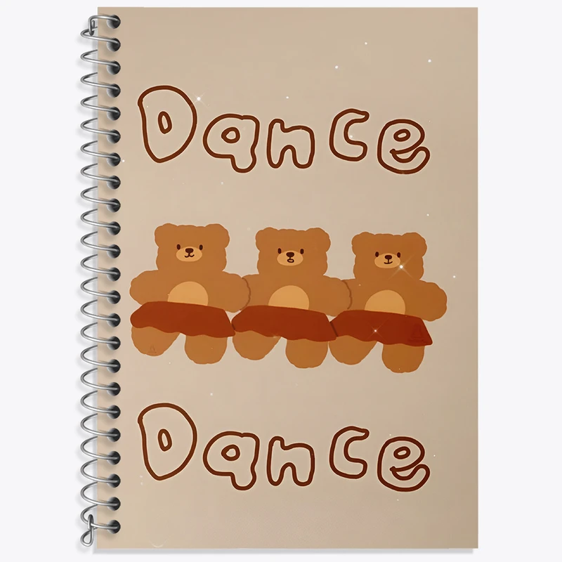 دفتر زبان 50 برگ خندالو طرح خرس های بامزه کد N9445