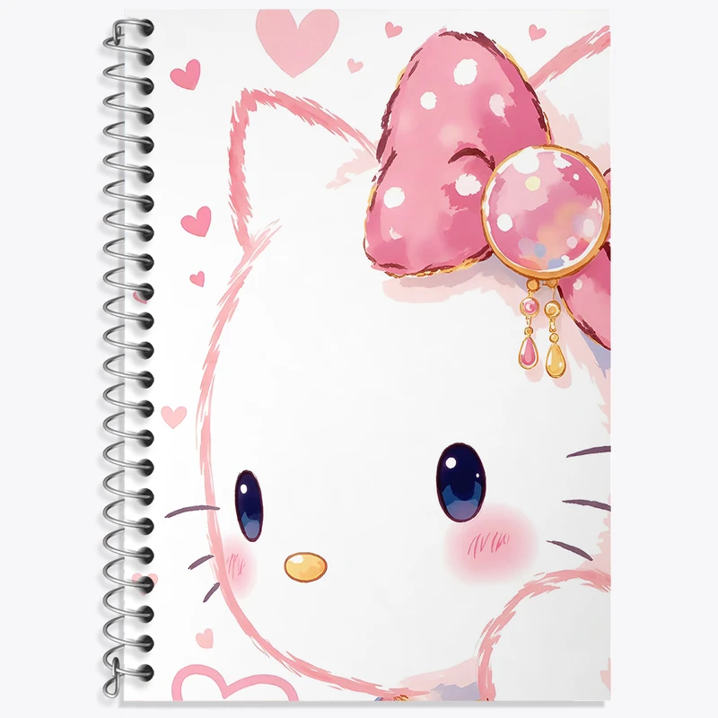 دفتر نت موسیقی 50 برگ خندالو طرح هلو کیتی (Hello Kitty) کد N9111