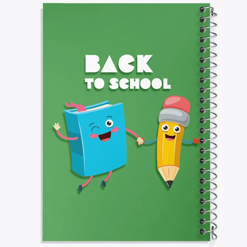 دفتر طراحی 50 برگ خندالو طرح بازگشت به مدرسه کد 30030