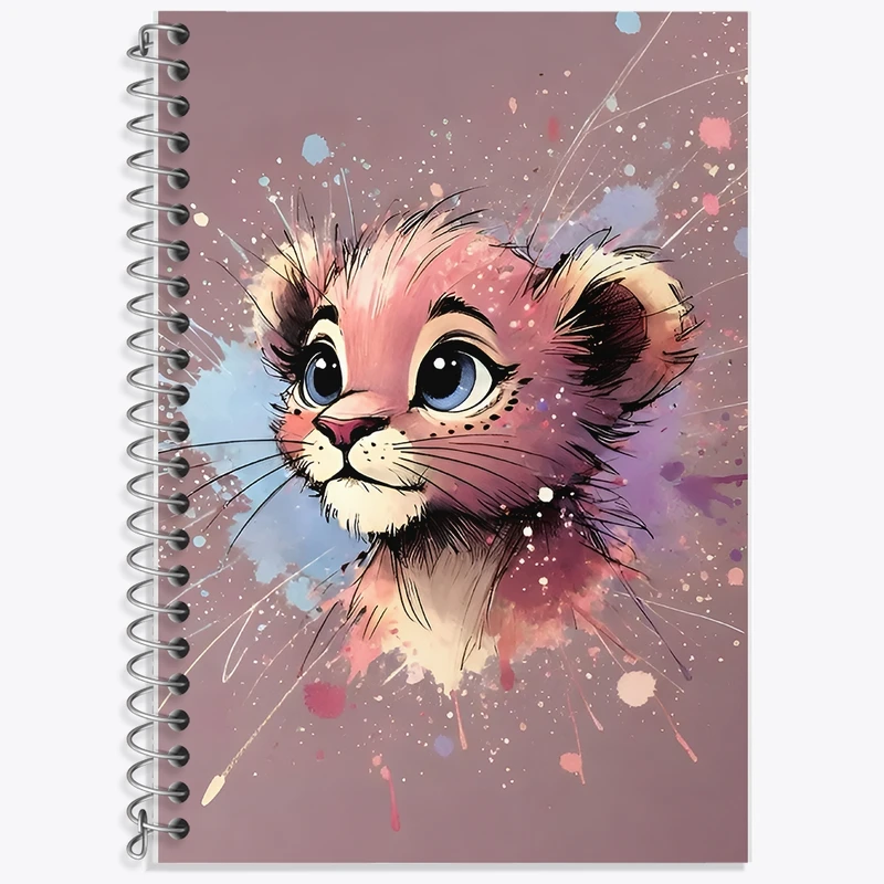 دفتر لغت 50 برگ خندالو طرح شیر کوچولو کد F11581