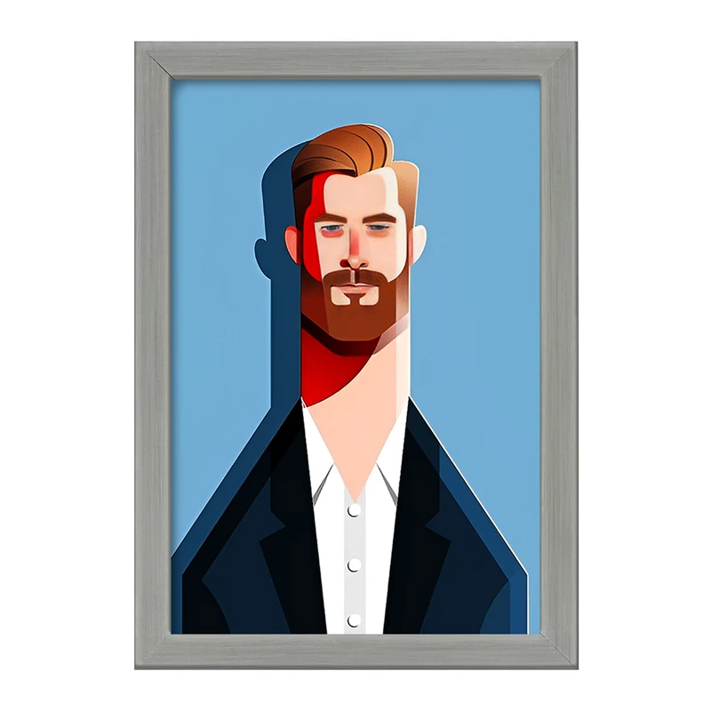 تابلو خندالو طرح کریس همسورث (Christopher Hemsworth) کد F14369