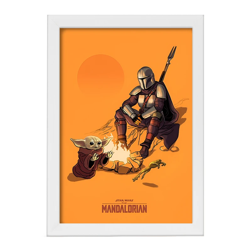 تابلو خندالو طرح مندلورین (The Mandalorian) کد F13753
