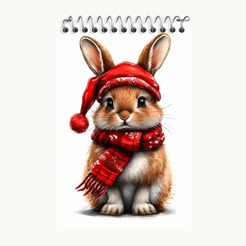 دفتر یادداشت 50 برگ خندالو طرح خرگوش بامزه کد F9010