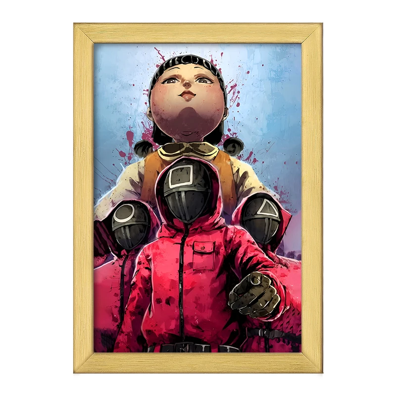 تابلو خندالو طرح بازی مرکب (Squid Game) کد F11855