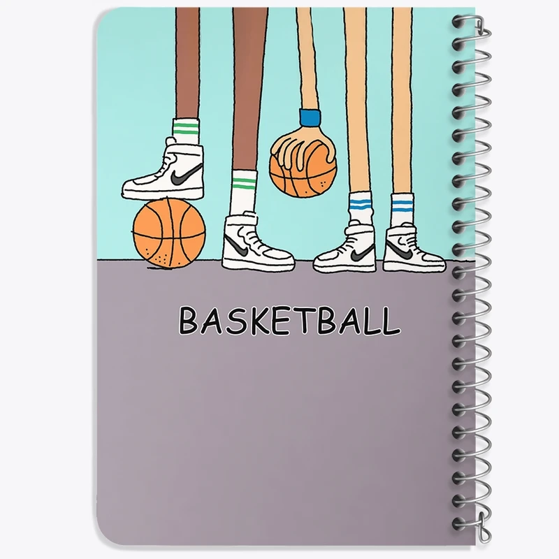 دفتر یادداشت 50 برگ خندالو طرح بسکتبال Basketball کد 26471