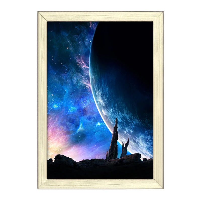 تابلو خندالو طرح کهکشان و سیاره ها کد 25379