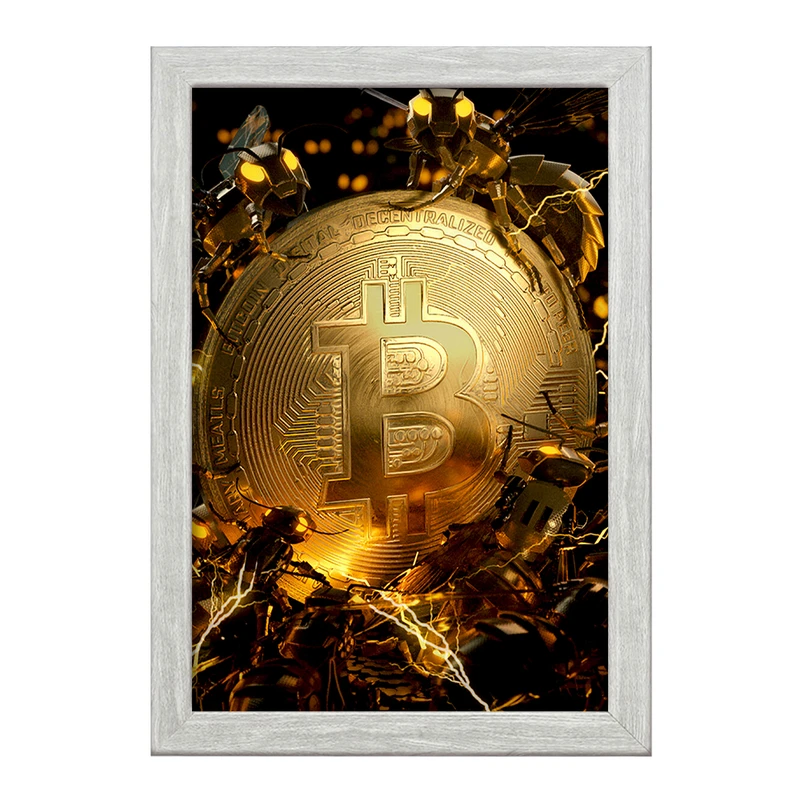 تابلو خندالو طرح بیت کوین (Bitcoin) کد F911